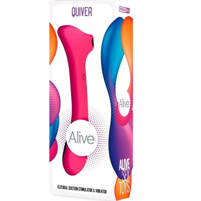 ALIVE - QUIVER SUCKER & VIBRATEUR FUCHSIA