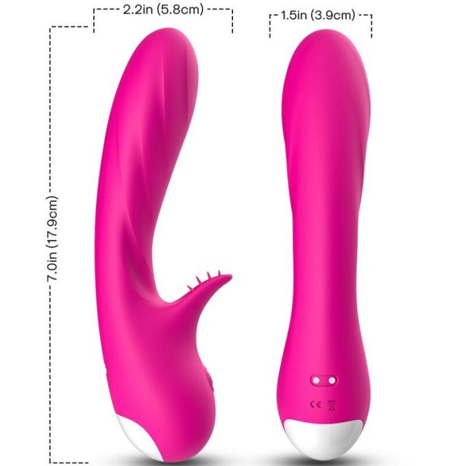 ARMONY - VIBRATEUR ROMANCE AVEC STIMULATEUR FUCHSIA OU VIOLET