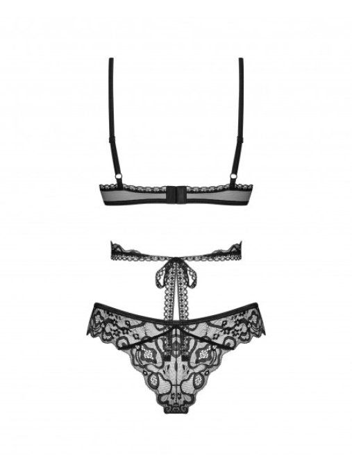 OBSESSIVE - BLOMENTIS ENSEMBLE 2 PIECES NOIR