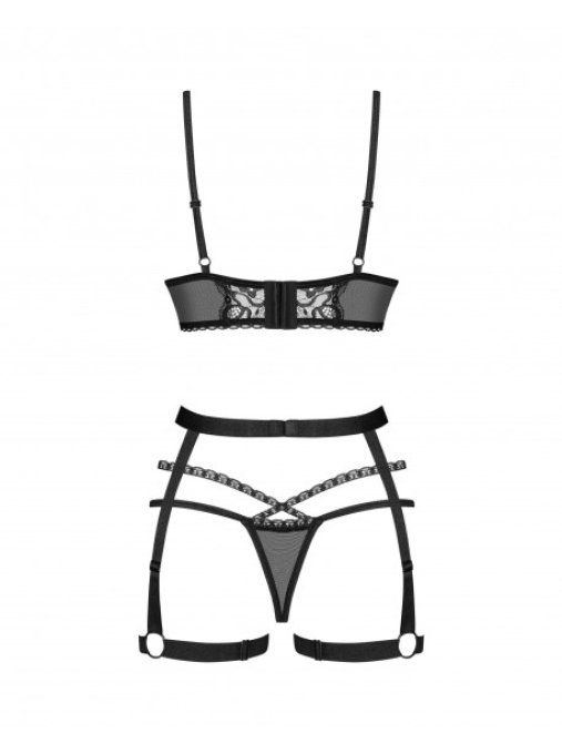 OBSESSIVE - BLOMENTIS ENSEMBLE 3 PIECES NOIR