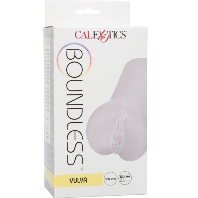 CALEXOTICS - BOUNDLESS VULVA STROKER - TRANSPARENT