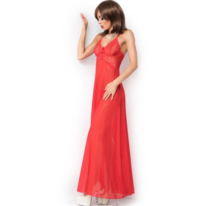 CHILIROSE - CR 3883 BABYDOLL LONG ROUGE