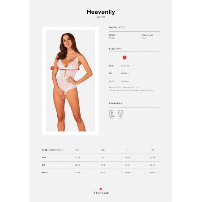 OBSESSIVE - HEAVENLLY BODY OUVERT BLANC