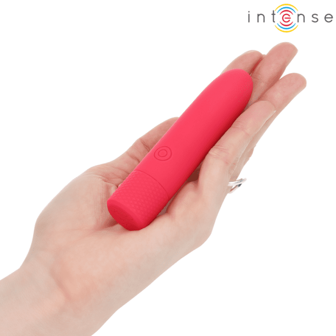 INTENSE - SYMONE BULLET VIBRANT RECHARGEABLE USB 8 VIBRATIONS ROUGE