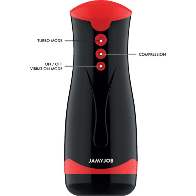 JAMYJOB - MASTURBATEUR COMPRESSION ET VIBRATION JANGO