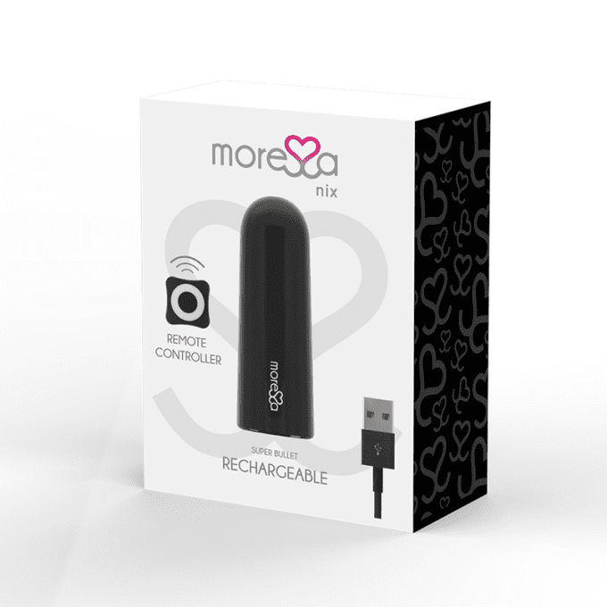 MORESSA - NIX VIBRATEUR TÉLÉCOMMANDE NOIR