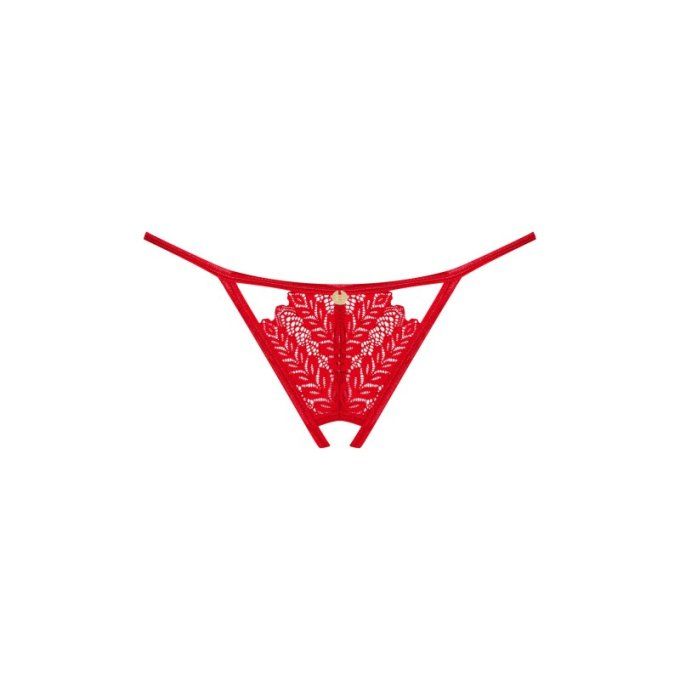 OBSESSIVE - STRING INGRIDIA CROCHLESS ROUGE