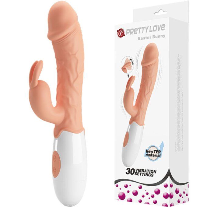 PRETTY LOVE - VIBRATEUR EASTER BUNNY AVEC STIMULATEUR