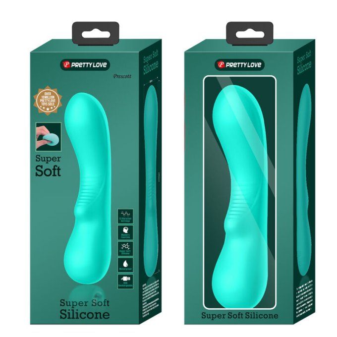 PRETTY LOVE - VIBRATEUR RECHARGEABLE PRESCOTT VERT AQUA