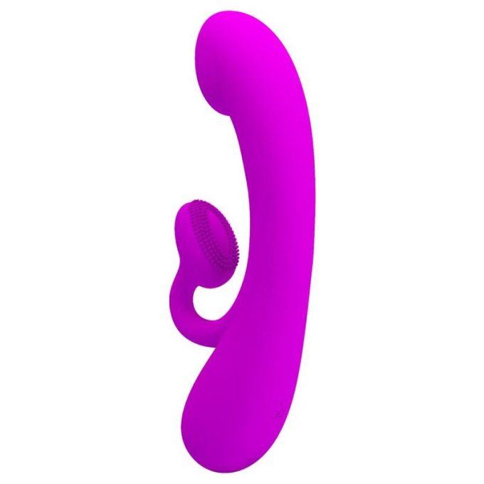 PRETTY LOVE - VIBRATEUR SINCERE ET VENTOUSE DE CLITORIS SILICONE VIOLET