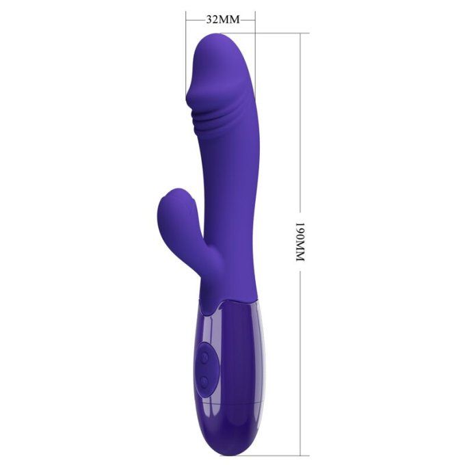 PRETTY LOVE - VIBRATEUR SNAPPY YOUTH & STIMULATEUR DE POINT G VIOLET