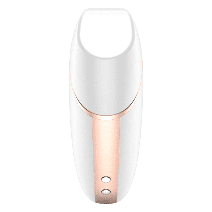 SATISFYER - STIMULATEUR ET VIBRATEUR AIR LOVE TRIANGLE BLANC