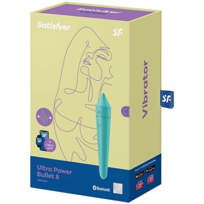 SATISFYER - ULTRA POWER BULLET 8 TURQUOISE