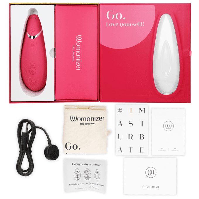 WOMANIZER - STIMULATEUR CLITORAL PREMIUM 2 FRAMBOISE