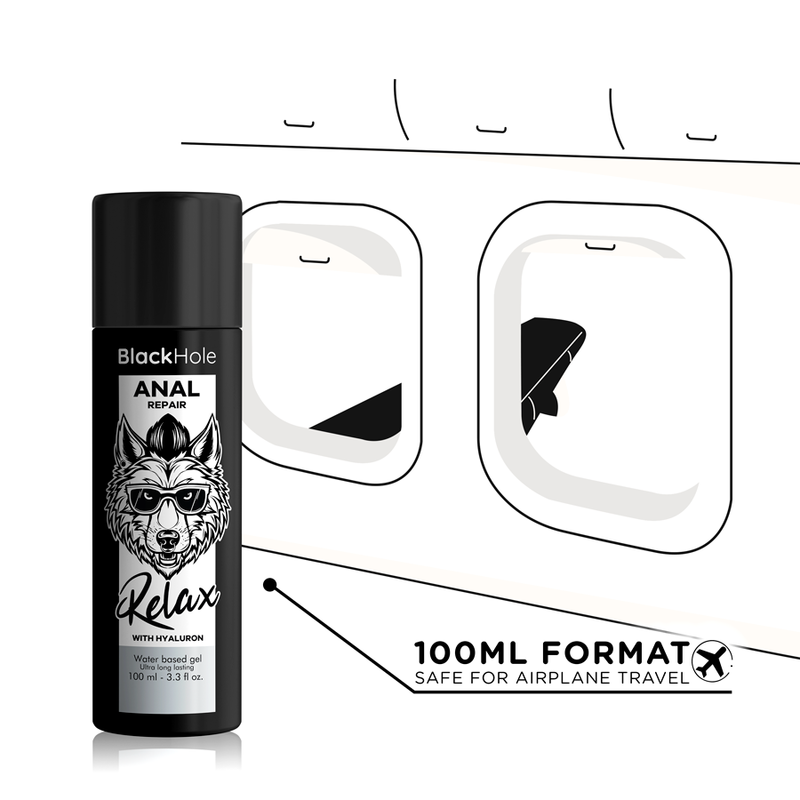 BLACK HOLE - RÉPARATION ANAL À BASE D''EAU RELAX AVEC HYALURON 100 ML4