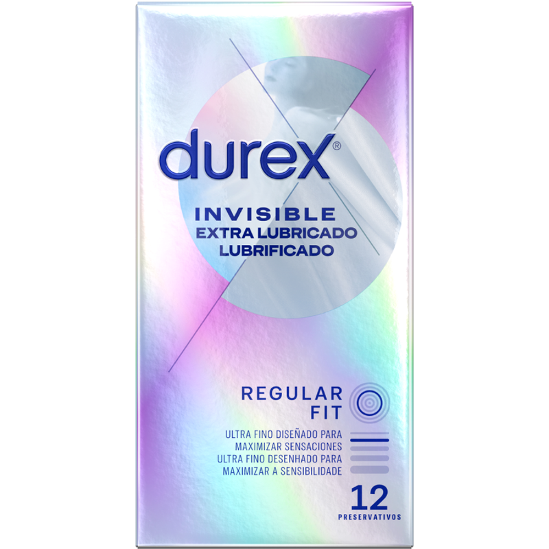 DUREX - INVISIBLE EXTRA LUBRIFIÉ 12 UNITÉS1