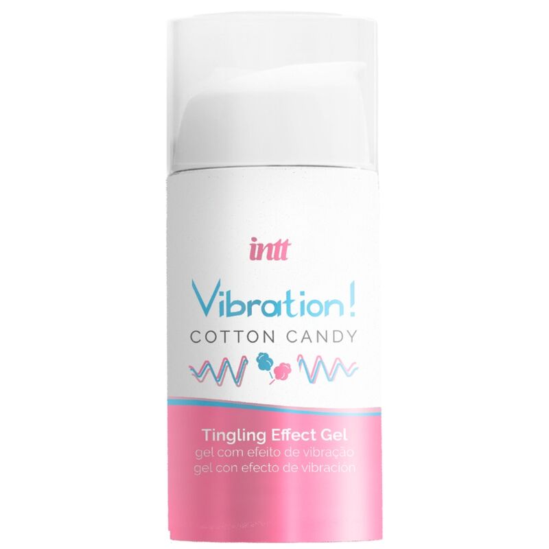 INTT - GEL VIBRATEUR LIQUIDE DE BARBE À PAPA PUISSANT STIMULANT INTIME 15 ML1