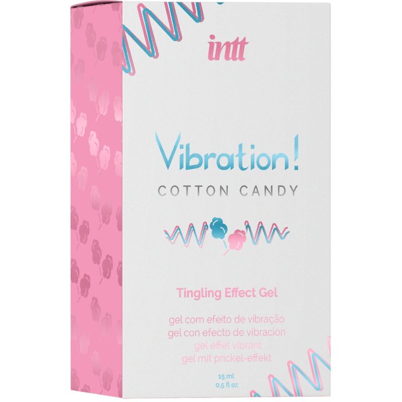 INTT - GEL VIBRATEUR LIQUIDE DE BARBE À PAPA PUISSANT STIMULANT INTIME 15 ML2