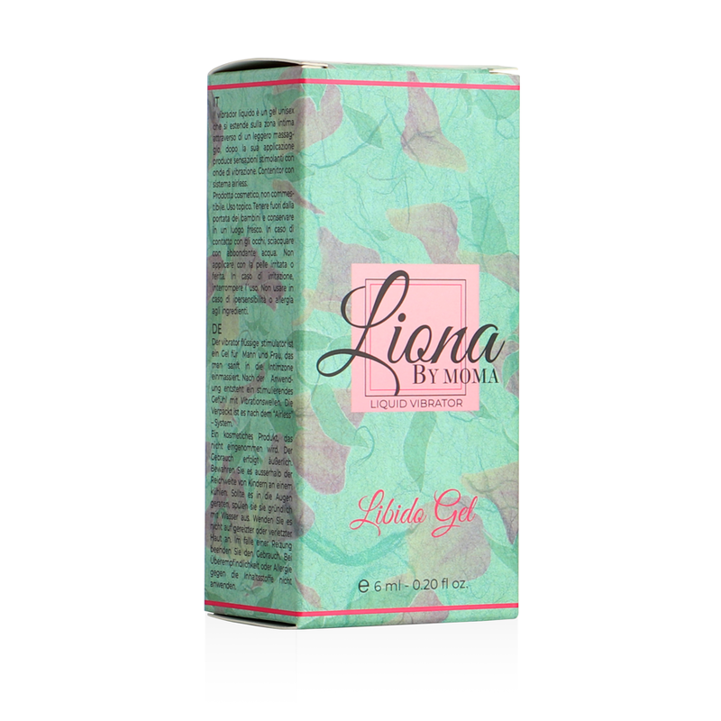 VIBREUR LIQUIDE LIBIDO GEL LIONA BY MOMA 6 ML – Image 5