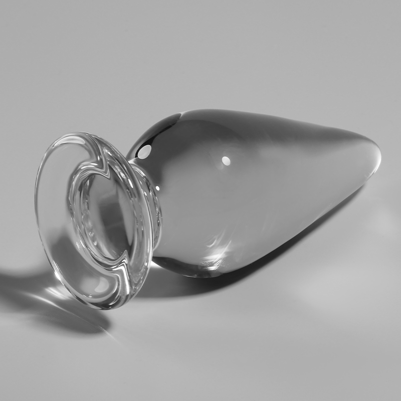 NEBULA SERIES BY IBIZA - PLUG ANAL MODÈLE 4 VERRE BOROSILICATE CLAIR 11 CM -O- 5 CM2