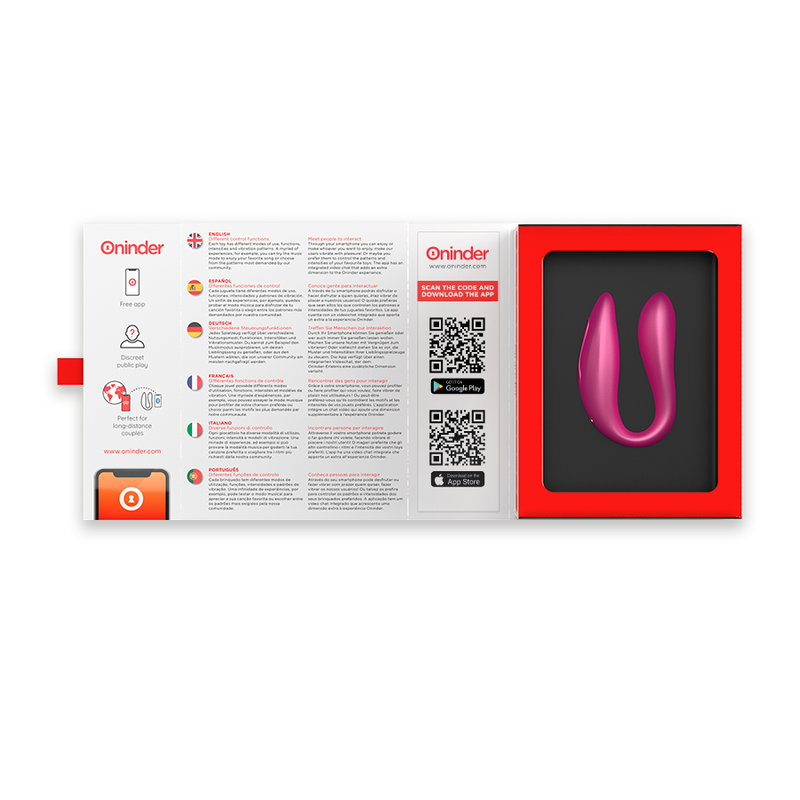 ONINDER - LISBOA G-SPOT & CLITORAL STIMULATEUR ROSE4