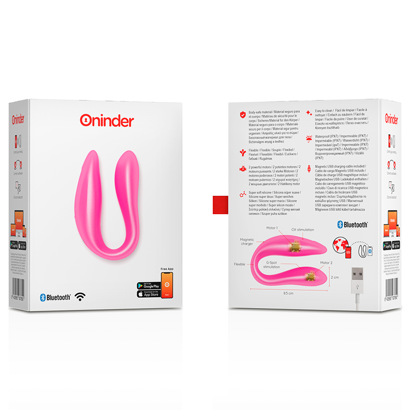 ONINDER - LISBOA G-SPOT & CLITORAL STIMULATEUR ROSE – Image 6