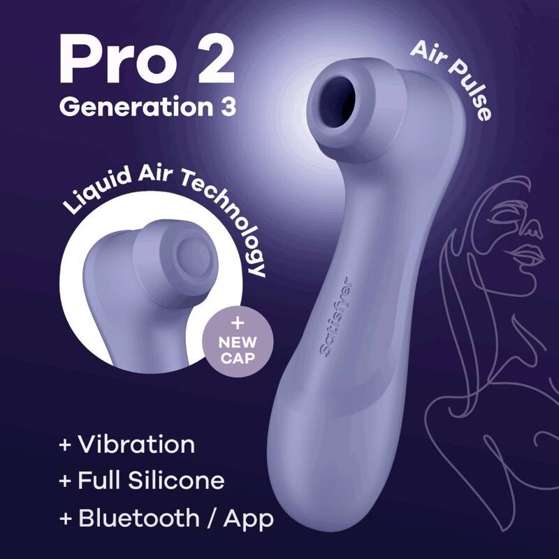 SATISFYER - PRO 2 GENERACIÓN 3 LILAS BLUETOOTH ET APPLICATION5