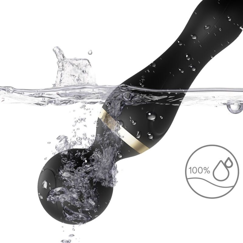 ARMONY - FREEZA MASSAGER & VIBRATEUR TÊTE SUPER FLEXIBLE NOIR – Image 4