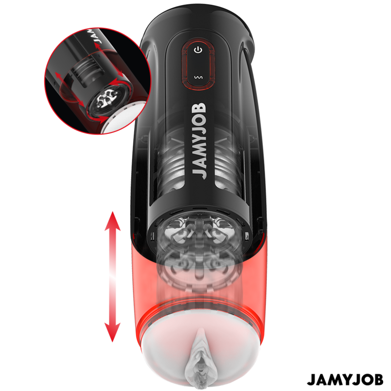 JAMYJOB - MASTURBATEUR VAGIN AUTOMATIQUE STORM 10 MODES DE ROTATION ET DE POUSSÉE – Image 2