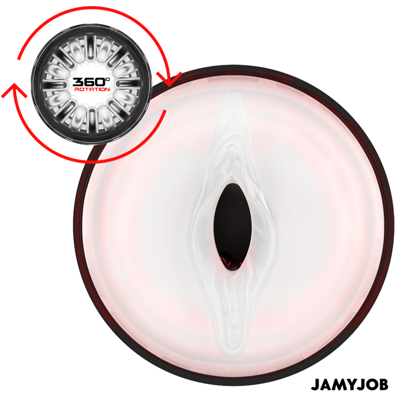 JAMYJOB - MASTURBATEUR VAGIN AUTOMATIQUE STORM 10 MODES DE ROTATION ET DE POUSSÉE3