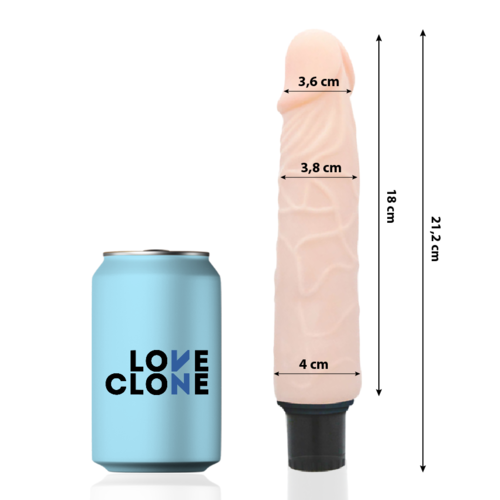 LOVECLONE - VIBRATEUR AUTOLUBRIFIANT FINN 21.2 CM -O- 3.8 CM1