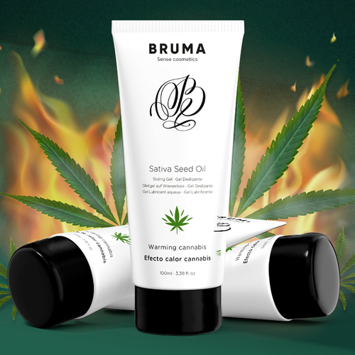 BRUMA - HUILE DE GRAINES DE SATIVA GEL GLISSANT RÉCHAUFFANT SAVEUR DE CANNABIS 100 ML5