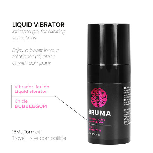 BRUMA - VIBRATEUR LIQUIDE ULTRA GLISSANT BUBBLEGUM 15 ML1