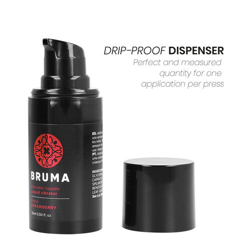 BRUMA - VIBRATEUR LIQUIDE ULTRA GLISSANT FRAISE 15 ML4