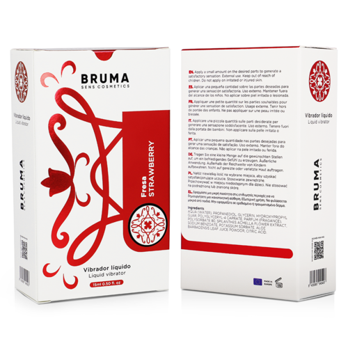 BRUMA - VIBRATEUR LIQUIDE ULTRA GLISSANT FRAISE 15 ML6