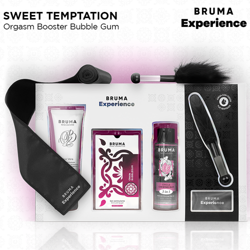 BRUMA XPERIENCE - KIT TENTATION DE GOMME SUCRÉ AVEC AMPLIFICATEUR D'ORGASME1