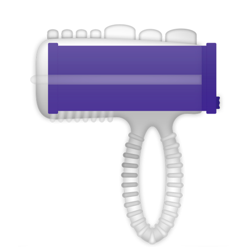 CASUAL LOVE - RING VIBRATOR LILAC TONGUE1
