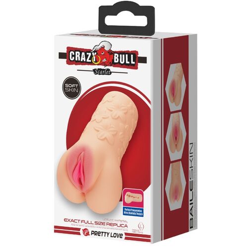 CRAZY BULL - MASTUBATEUR ÉCARLATE EN FORME DE VAGIN – Image 8