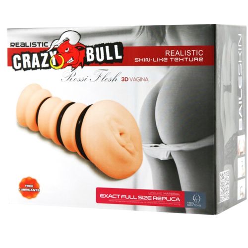 CRAZY BULL - MASTURBATEUR AVEC ANNEAUX MODÈLE VAGIN 25
