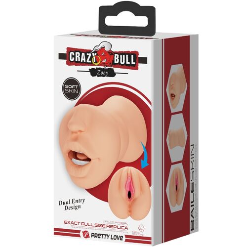 CRAZY BULL - MASTURBATEUR EN FORME DE VAGIN ZOEY DOUBLE ENTRÉE7