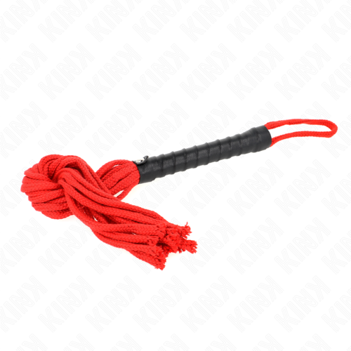 KINK - FOUET CORDE ROUGE 56 CM1