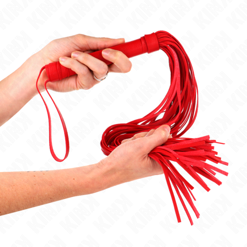 KINK - FOUET PVC SOUPLE ROUGE 70 CM3