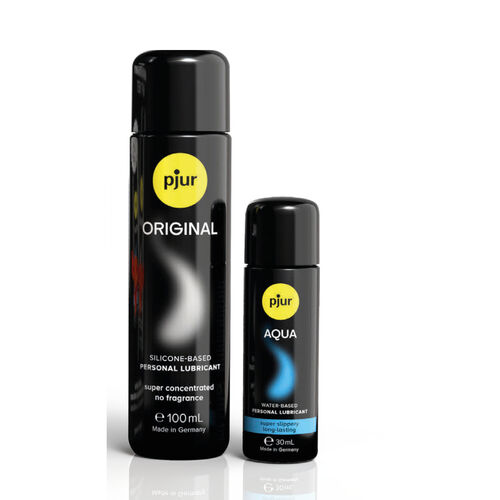PJUR - COFFRET 30E ANNIVERSAIRE PJUR ORIGINAL 100 ML + PJUR AQUA 30 ML EN CADEAU1