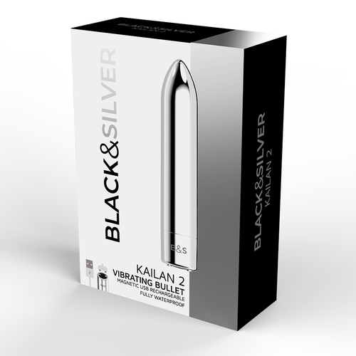 BLACK&SILVER - BALLE MAGNÉTIQUE VIBRANTE KAILAN 2 ARGENT4