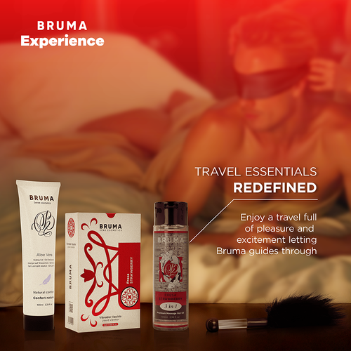 BRUMA XPERIENCE - KIT TENTATION VIBRO-ORGASMIQUE À LA FRAISE DOUCE2