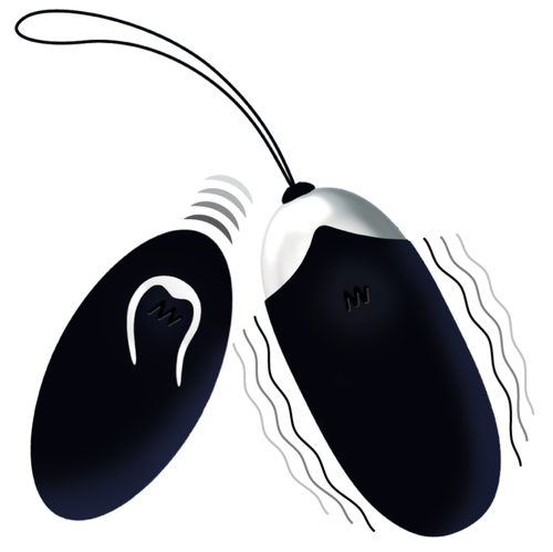 INTENSE - OEUF VIBRANT FLIPPY II AVEC TÉLÉCOMMANDE NOIR1