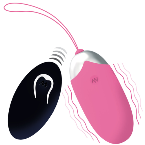 INTENSE - OEUF VIBRANT FLIPPY II AVEC TÉLÉCOMMANDE ROSE1