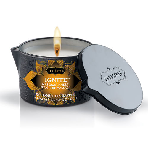 KAMASUTRA - BOUGIE DE MASSAGE COCO ET ANANAS 170GR1