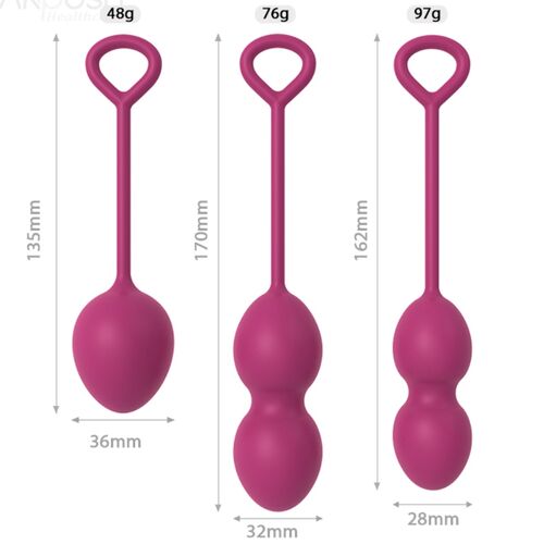 ARMONY - ANABIOSIS HALTÈRE VAGINALE 3 NIVEAUX BOURGOGNE6
