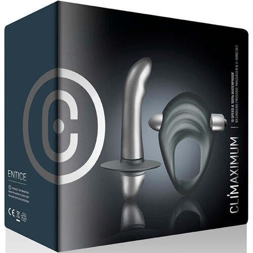CLIMAXIMUM - KIT ENTICE ANNEAU PÉNITENTIAIRE + VIBRATEUR PROSTATIQUE DÉBUTANTS4